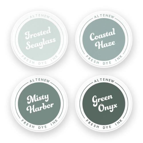 Altenew - Coastal Mist Fresh Dye Ink Bundle - Complete Bundle - Postage as per Actual