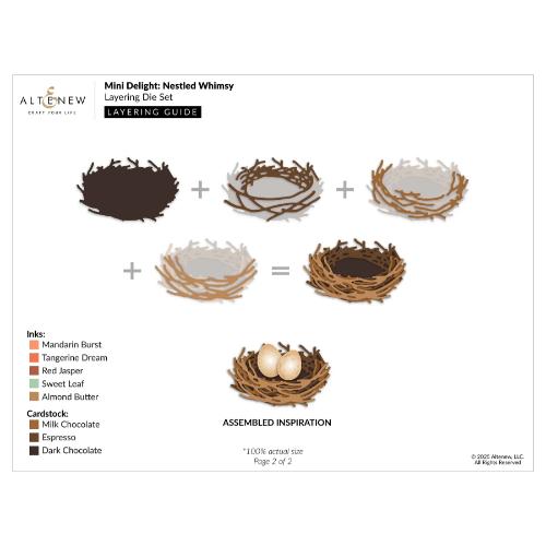 Altenew - Mini Delight: Nestled Whimsy Stamp & Die Set