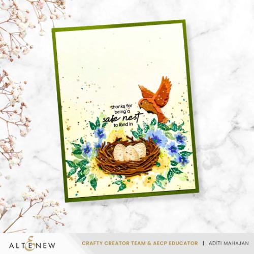 Altenew - Mini Delight: Nestled Whimsy Stamp & Die Set