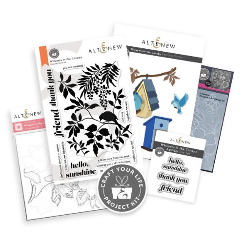 Altenew - Craft Your Life Project Kit: Whispers in the Canopy & Add-On Die Bundle - Postage as per Actual