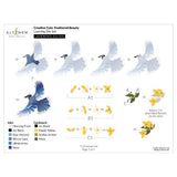 Altenew - Creative Cuts: Feathered Beauty Layering Die Set