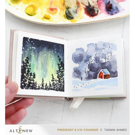 Altenew - Luxe Watercolor Sketchbook - 3"x 3", 300 gsm