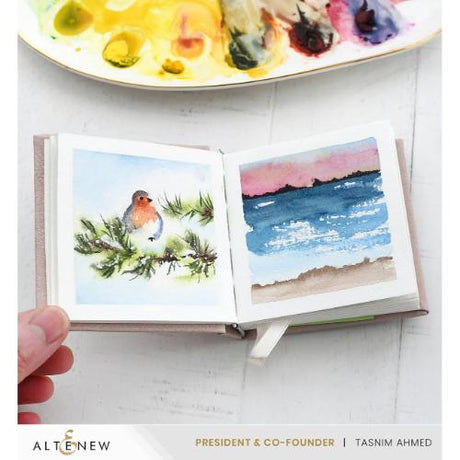 Altenew - Luxe Watercolor Sketchbook - 3"x 3", 300 gsm