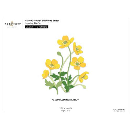 Altenew - Craft-A-Flower: Buttercup Bunch Layering Die Set
