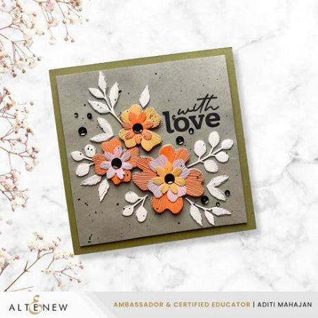 Altenew - Craft Your Life Project Kit: Stitched With Love & Add-On Die Bundle - Postage as per Actual