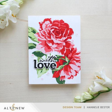 Altenew - Stencil Art: Majestic Roses Layering Stencil Set (7 in 1)