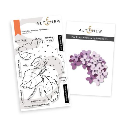 Altenew - Pop-It-Up: Blooming Hydrangea Stamp & Die Set