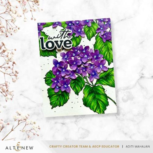 Altenew - Pop-It-Up: Blooming Hydrangea Stamp & Die Set