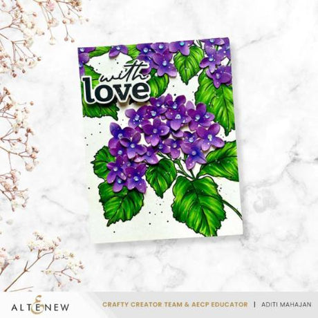 Altenew - Pop-It-Up: Blooming Hydrangea Stamp & Die Set