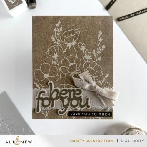 Altenew - Wildflower Whispers Press Plate