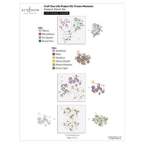 Altenew - Craft Your Life Project Kit: Frozen Moments - Postage as per Actual