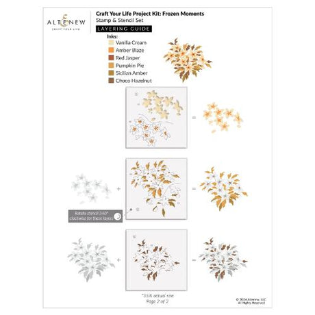 Altenew - Craft Your Life Project Kit: Frozen Moments - Postage as per Actual