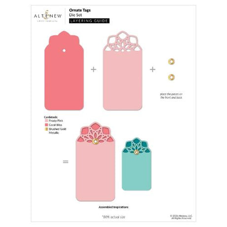 Altenew - Ornate Tags Die Set