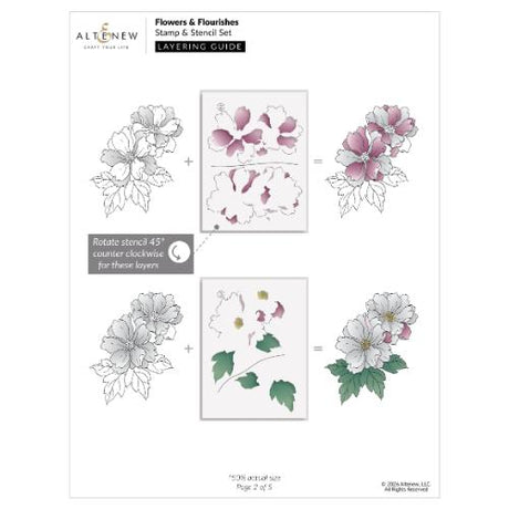 Altenew - Flowers & Flourishes - Complete Bundle - Postage as per Actual