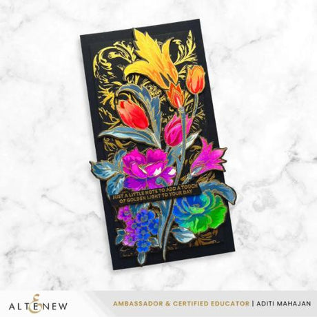 Altenew - Build-A-Garden: Flourished Flora & Add-On Die Bundle - Postage as per Actual