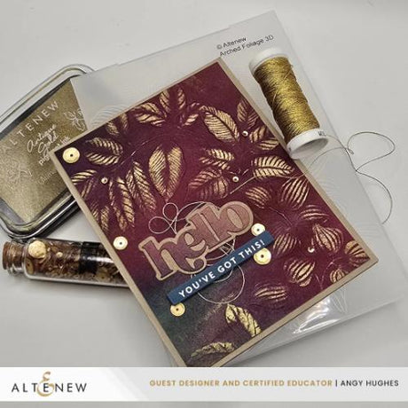 Altenew - Craft Your Life Project Kit: Arched Foliage & Add-on Embossing Folder Bundle - Postage as per Actual