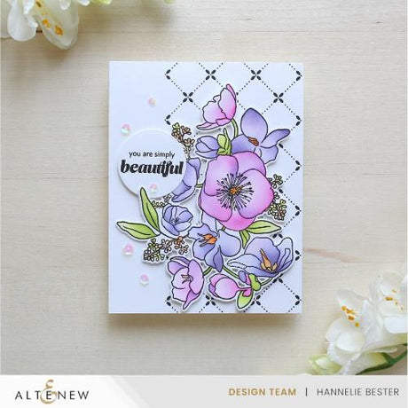 Altenew - Build-A-Garden: Hellebore Haven & Add-on Embossing Folder Bundle - Postage as per Actual