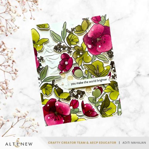 Altenew - Build-A-Garden: Hellebore Haven & Add-on Embossing Folder Bundle - Postage as per Actual