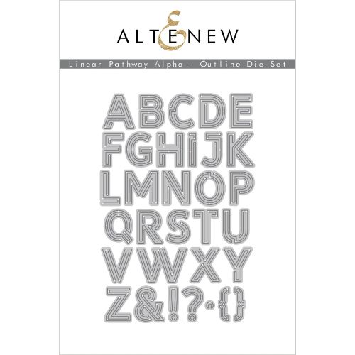 Altenew - Linear Pathway Alpha - Outline Die Set