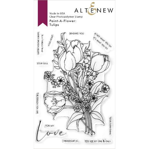 Altenew - Paint-A-Flower: Tulips Outline Stamp Set