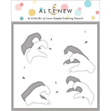 Altenew - A Little Bit of Love Simple Coloring Stencil