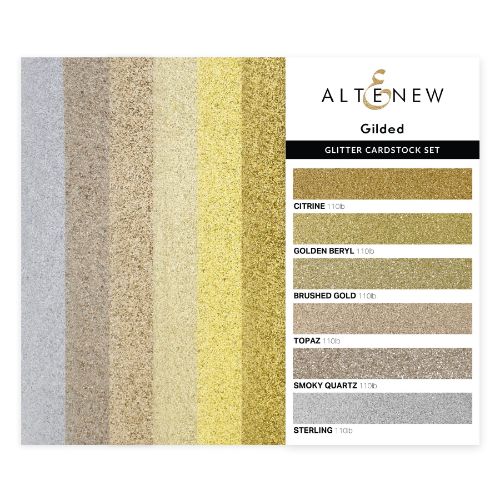 Altenew - Glitter Cardstock Set - Gilded