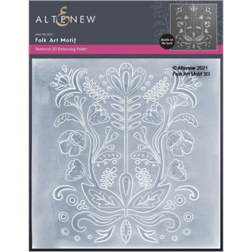 Altenew - Folk Art Motif 3D Embossing Folder