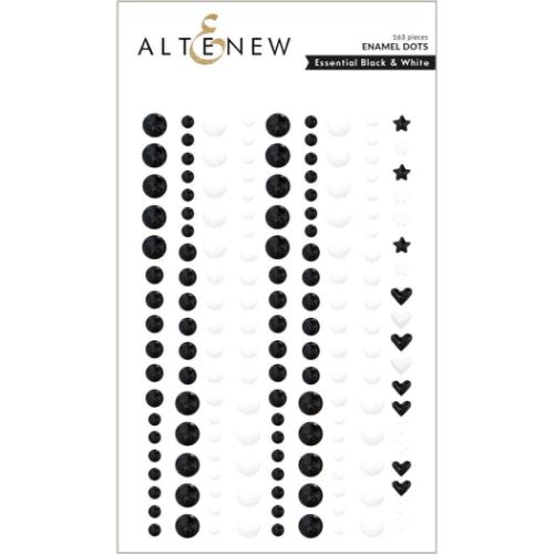 Altenew - Essential Black & White Enamel Dots