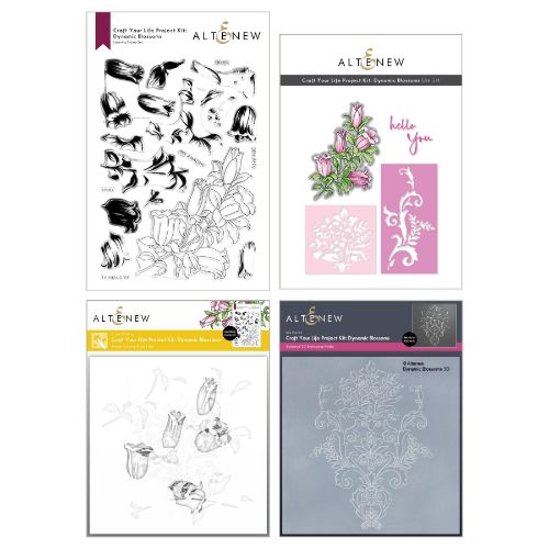 Altenew - Craft Your Life Project Kit: Dynamic Blossoms - Postage as per Actual