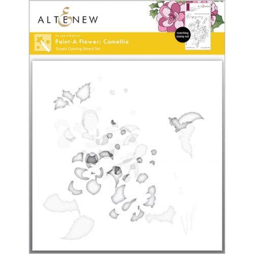 Altenew - Paint-A-Flower: Camellia Simple Coloring Stencil Set (3 in 1)