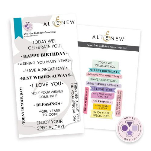 Altenew - One-Go: Birthday Greetings - Complete Bundle