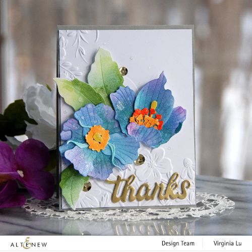 Altenew - Craft-A-Flower: Himalayan Blue Poppy Layering Die Set