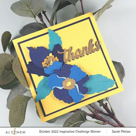 Altenew - Craft-A-Flower: Himalayan Blue Poppy Layering Die Set