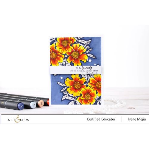 Altenew - Paint-A-Flower: French Marigold Outline Stamp Set