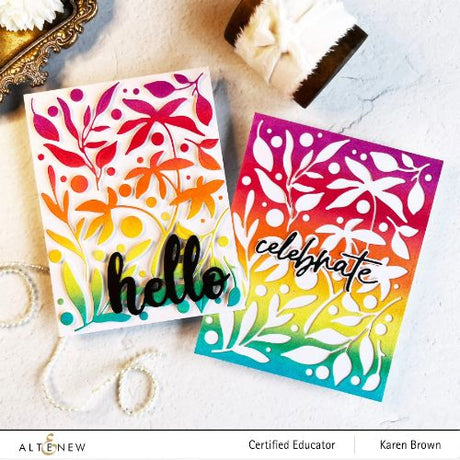 Altenew - Zero-Waste Leaf Pattern Die