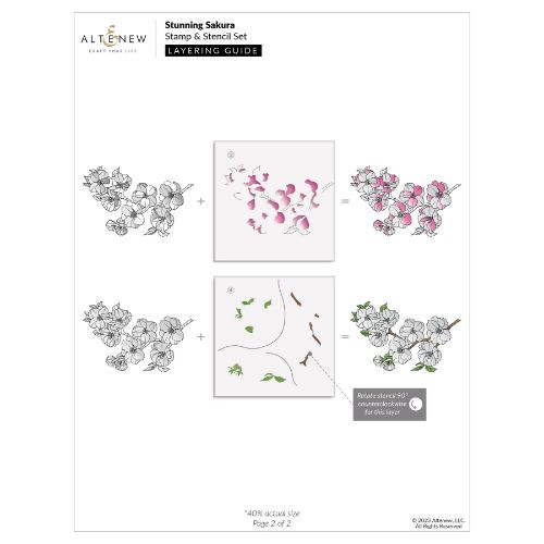 Altenew - Stunning Sakura - Complete Bundle - Postage as per Actual