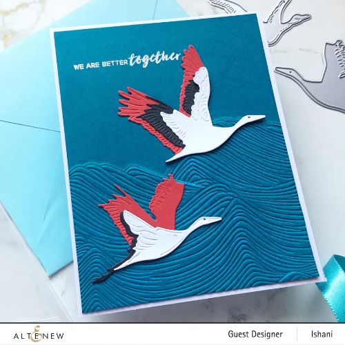 Altenew - Red-Crowned Cranes Layering Die Set