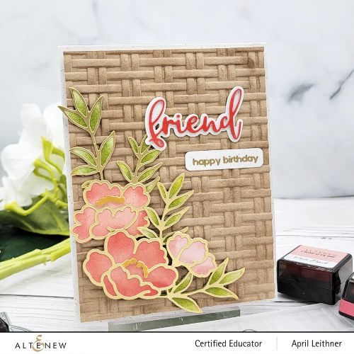 Altenew - Wicker Texture 3D Embossing Folder