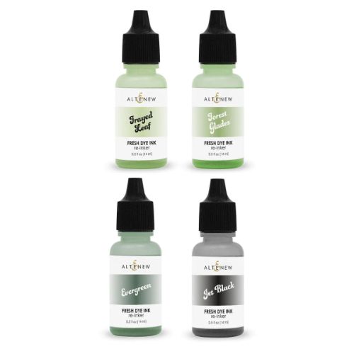 Altenew - Green Fields Fresh Dye Ink Re-inker - Complete Bundle