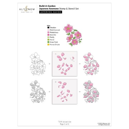 Altenew - Build-A-Garden: Japanese Anemone