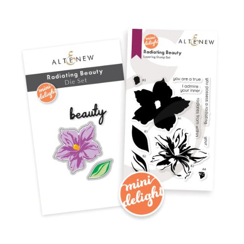 Altenew - Mini Delight: Radiating Beauty Stamp & Die Set