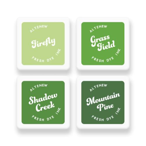 Altenew - Green Valley Fresh Dye Ink Mini Cube Set