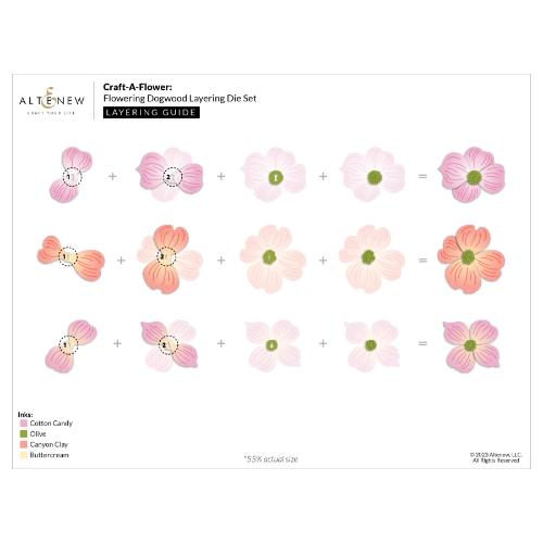 Altenew - Craft-A-Flower: Flowering Dogwood Layering Die Set