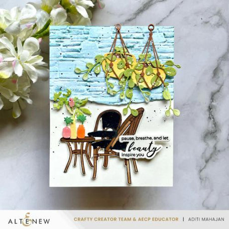 Altenew - Shimmer Relief Paste - Sea Beryl