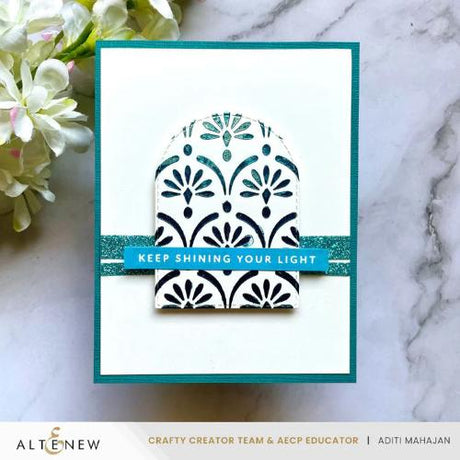 Altenew - Shimmer Relief Paste - Sea Beryl