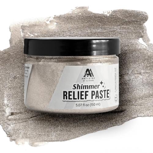 Altenew - Shimmer Relief Paste - Burnished Platinum