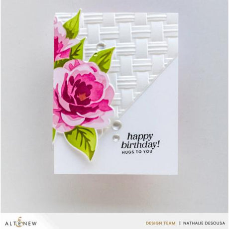Altenew - Natural Wicker Pattern 3D Embossing Folder
