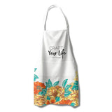 Altenew - Artsy Apron: Orange & Yellow Billowing Peonies - White - Postage as per Actual