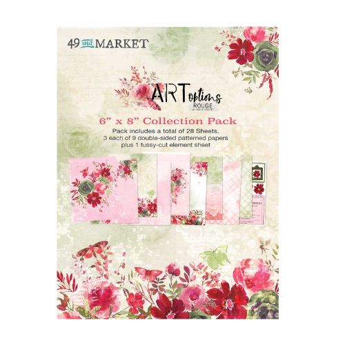 49 And Market Collection Pack 6"X8" ARToptions Rouge