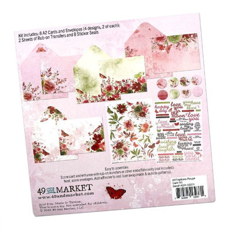 49 And Market Card Kit ARToptions Rouge - Postage as per Actual